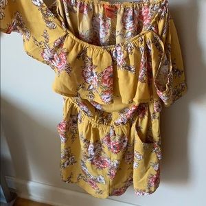 Off the shoulder romper